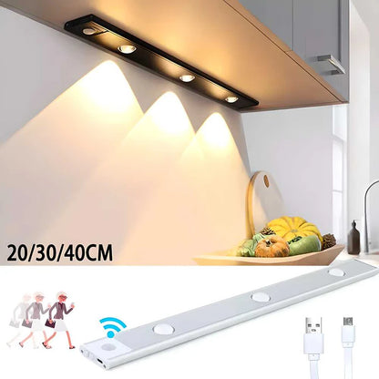 LED Light Motion Sensor Cabinet With USB Rechargeble