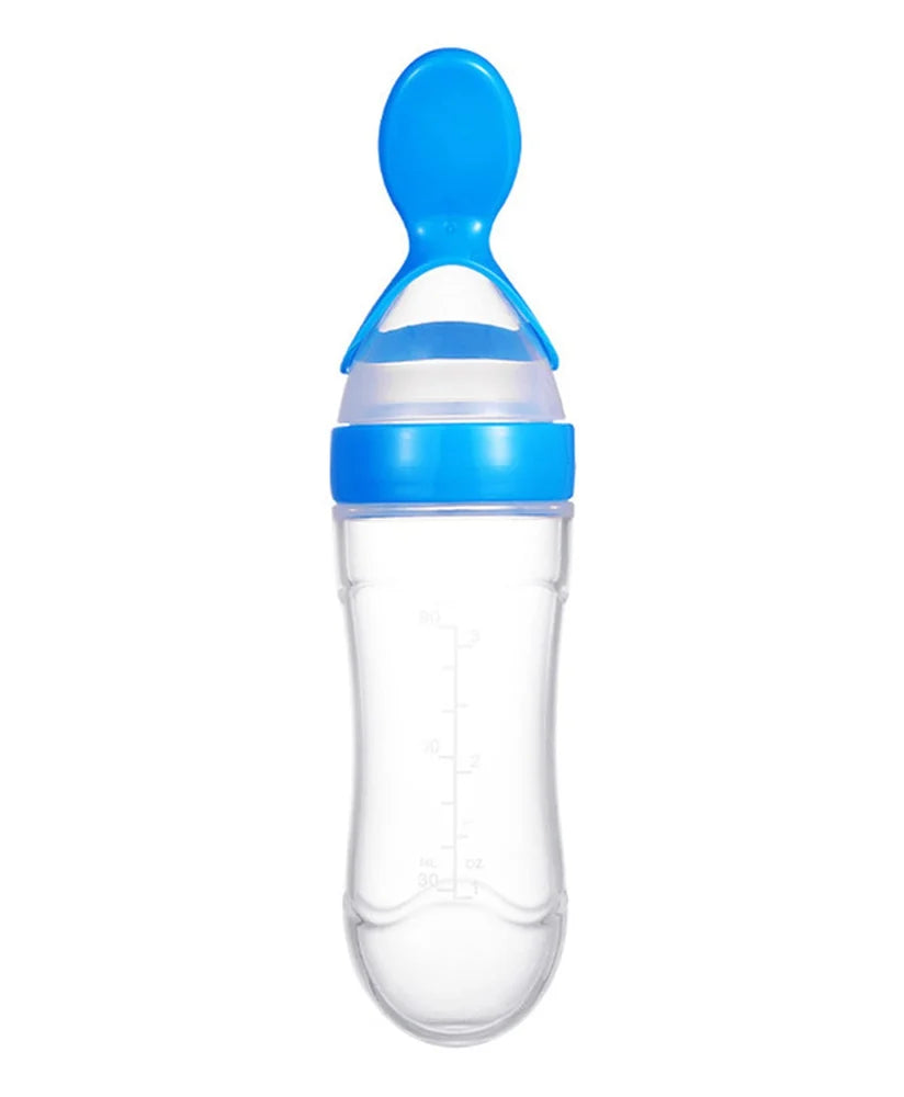 Multicolor Baby Kid Silicone Squeeze Feeding Bottle, 100 mL, Age Group: 1-2 Years