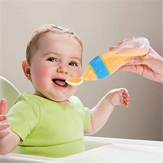 Multicolor Baby Kid Silicone Squeeze Feeding Bottle, 100 mL, Age Group: 1-2 Years